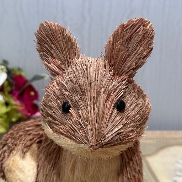 Straw Fox Figurine Brown - Picture 5 of 12